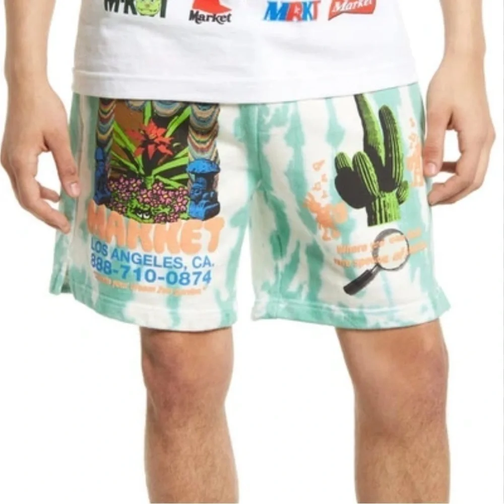 Market Growth Market Men’s Tie-Dye Sweatshorts